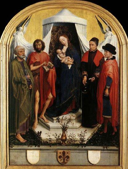 WEYDEN, Rogier van der Virgin with the Child and Four Saints